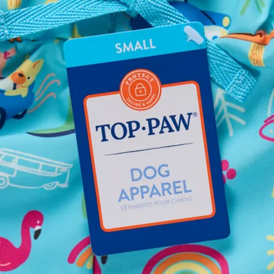 Top Paw® Dino Dog Swim Trunks - Image 4