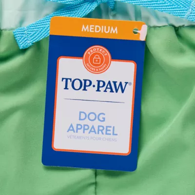 Top Paw® Dog Swim Trunks, Green - Image 4