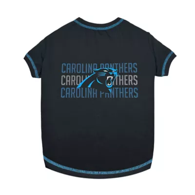 Pets First Carolina Panthers Stripe Tee - Image 1