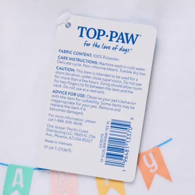 Top Paw® Happy Birthday T-Shirt - Image 5