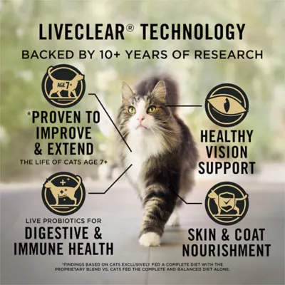 Purina Pro Plan LiveClear Adult 7+ Prime Plus Chicken and Rice Formula Dry Cat Food - Image 4