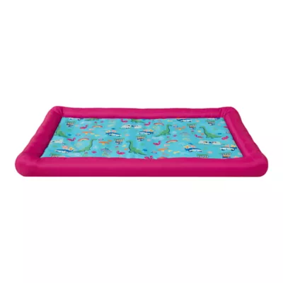 Top Paw® Roadtrip Bolstered Cooling Mat - Image 1