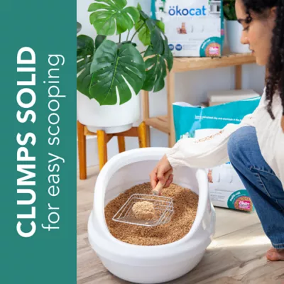 Okocat® Multi-Cat Clumping Wood Cat Litter - Low Dust, Natural - Image 5