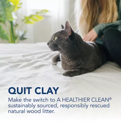 Okocat® Multi-Cat Clumping Wood Cat Litter - Low Dust, Natural - Image 8