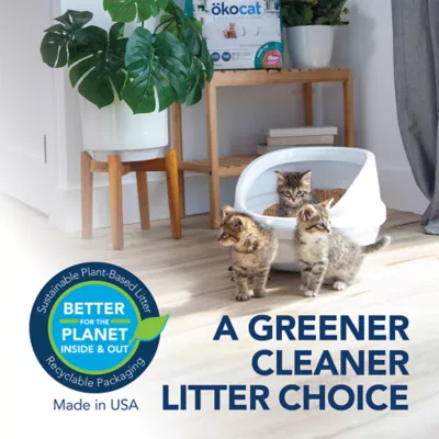 Okocat® Multi-Cat Clumping Wood Cat Litter - Low Dust, Natural - Image 10
