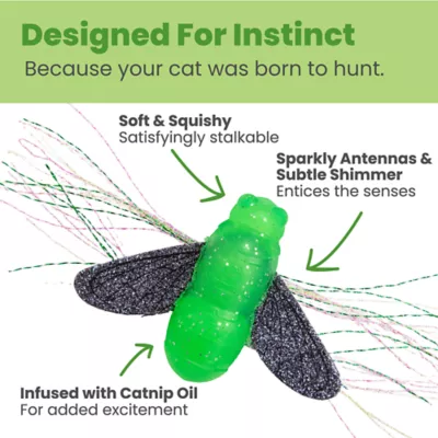 Catstages Squish Prey Fly Cat Toys - Image 3