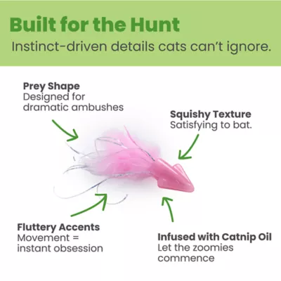 Catstages Squish Prey Squid Cat Toys - Image 3