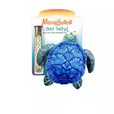 Mewoijuana Turtle Refillable Catnip Cat Toy - Image 1