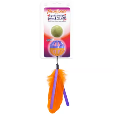 Mewoijuana Purple Pashion Whack N Roll Cat Toy - Image 1
