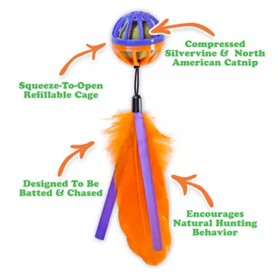 Mewoijuana Purple Pashion Whack N Roll Cat Toy - Image 3