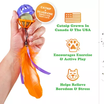 Mewoijuana Purple Pashion Whack N Roll Cat Toy - Image 4
