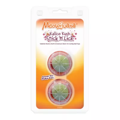 Mewoijuana Kaliko Kush Stick N Lick Cat Toy - Image 1