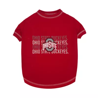Pets First Ohio State Buckeyes Striped T-Shirt - Image 1
