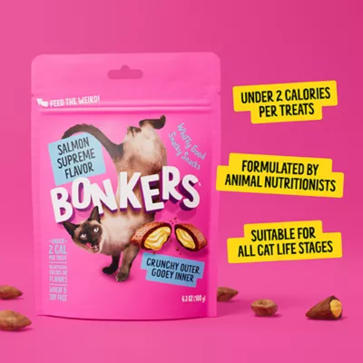 Bonkers™ Crunchy Cat Treats - Salmon Supreme Flavor - Image 4