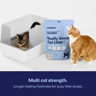 Tuft & Paw Really Great Cat Litter®, Mult-Cat Mixed Tofu Cat Litter - Low Tracking, Low Dust - Image 3