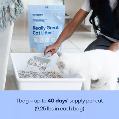 Tuft & Paw Really Great Cat Litter®, Mult-Cat Mixed Tofu Cat Litter - Low Tracking, Low Dust - Image 6