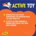 Joyhound® Spikey Ball Dog Toy 3 in image thumbnail 4