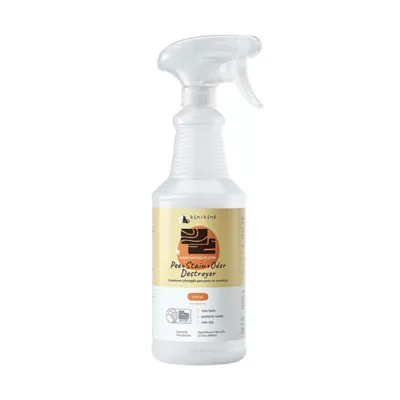 kin + kind Pee/Stain/Odor Destroyer, Hardwood Floor Cleaning Spray, Citrus Scent- 32 Oz Oz - Image 1