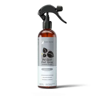 kin + kind Pet Smell Coat Spray Conditioner W/ Advanced Plant technology for Dogs, Patchouli Scent - Image 1