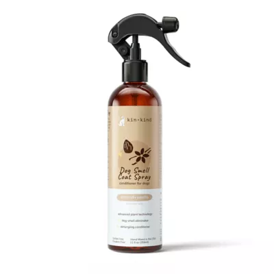 kin + kind Pet Smell Coat Spray Conditioner For Dogs, Almond & Vanilla Scent- 12 Oz - Image 1