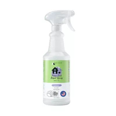 kin+kind Flea & Tick Protect Spray for Dog & Cat, Plant Powered, Lavender, 32 fl oz - Image 1
