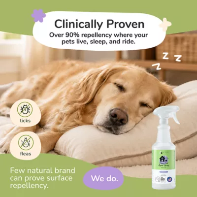 kin+kind Flea & Tick Protect Spray for Dog & Cat, Plant Powered, Lavender, 32 fl oz - Image 2