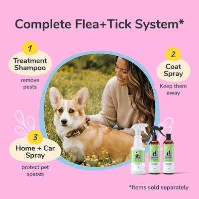 kin+kind Flea & Tick Protect Spray for Dog & Cat, Plant Powered, Lavender, 32 fl oz - Image 8