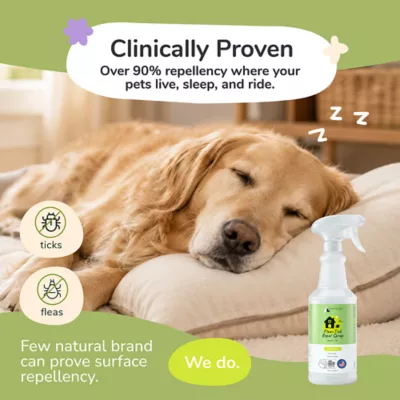 kin+kind Flea & Tick Protect Spray for Dog & Cat, Plant Powered, Lemon Grass, 12 & 32 fl oz - Image 2