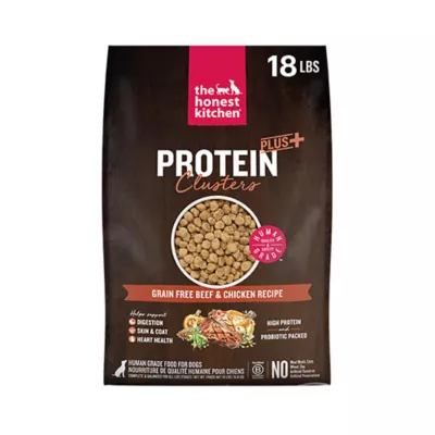 The Honest Kitchen Protein Plus+ Clusters Adult Dry Dog Food - Beef & Chicken, Grain Free - Image 1