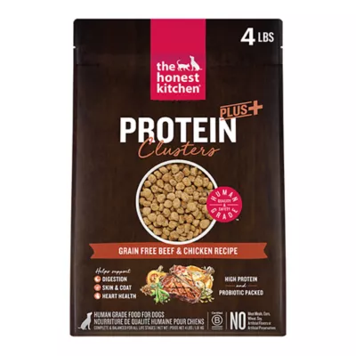 The Honest Kitchen Protein Plus+ Clusters Adult Dry Dog Food - Beef & Chicken, Grain Free - Image 1