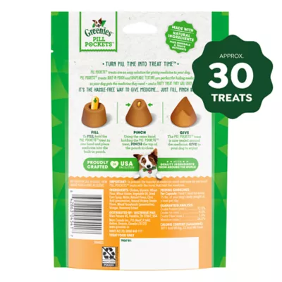 Greenies Pill Pockets Dog Treats for Capsules - Chicken - Image 2