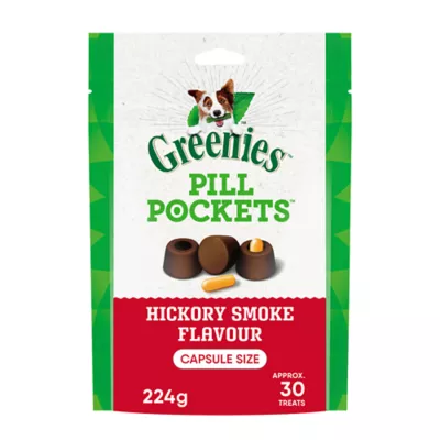 Greenies Pill Pockets Dog Treats for Capsules - Hickory Smoke - Image 1