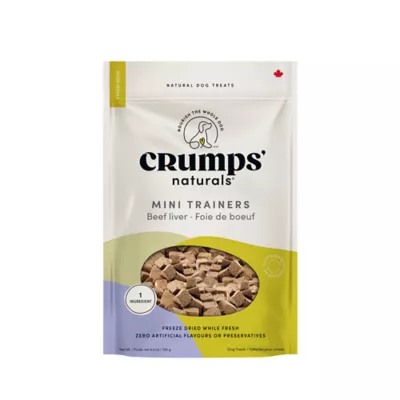 Crumps' Naturals Mini Trainers Freeze Dried Beef Liver Dog Treats - Image 1
