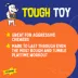 Joyhound Rip Roarin' Baseball Mitt Tough Dog Toy image thumbnail 4