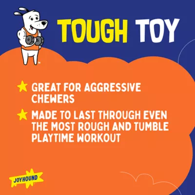 Joyhound Rip Roarin' Dinosaur Tough Dog Toy - Image 4