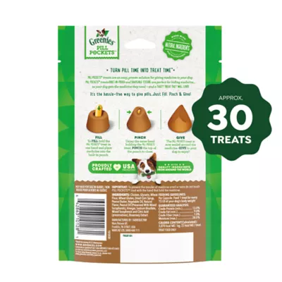 Greenies Pill Pockets Dog Treats for Tablets - Peanut Butter - Image 2