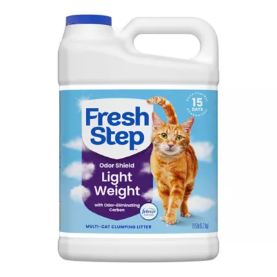 Fresh Step Light Weight Clumping Litter, Extra Strength Formula with Febreze, Box - Image 1
