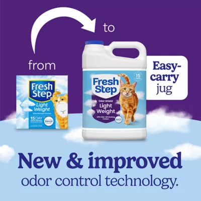 Fresh Step Light Weight Clumping Litter, Extra Strength Formula with Febreze, Box - Image 2