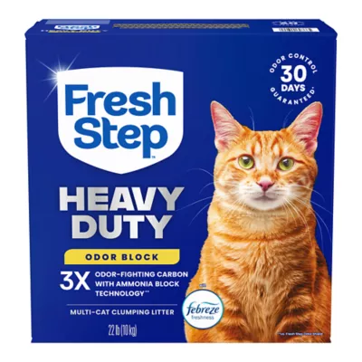Fresh Step Heavy Duty Clumping Litter with Febreze Freshness, 30 Day Odor Control, Box - Image 1