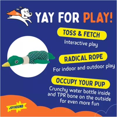 Joyhound® Duck Rope with Bone Dog Toy - Image 2