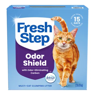 Fresh Step Multi-Cat Clumping Cat Litter With Febreze Freshness, Box - Image 1