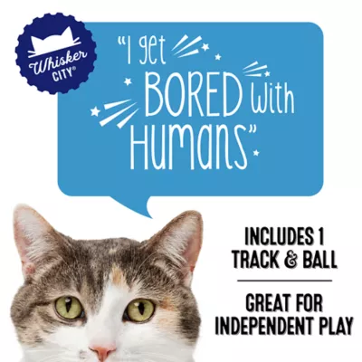 Whisker City® Single Tier Track Cat Toys - Image 2