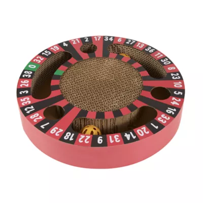 Whisker City® Roulette Scratch Track Cat Toys - Image 1
