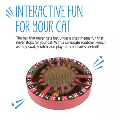 Whisker City® Roulette Scratch Track Cat Toys - Image 4