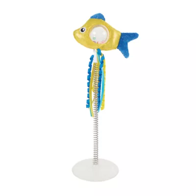 Whisker City® Fish Spring Swatter Cat Toys - Image 1