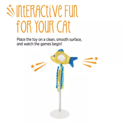 Whisker City® Fish Spring Swatter Cat Toys - Image 4