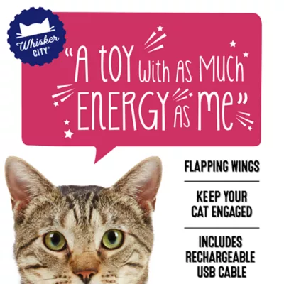 Whisker City® Electrinic Flapping Bird Cat Toys - Image 2