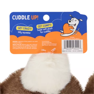 Joyhound® Realistic Plush Wolf Squeaky Dog Toy - Image 6
