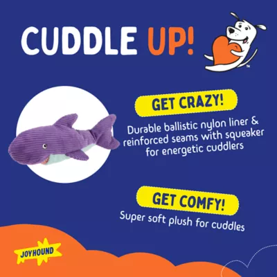 Joyhound Biteshield Plush Shark Squeaky Plush Dog Toy - Image 2