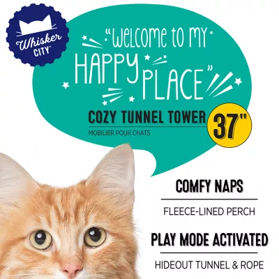 Whisker® City Cozy Tunnel Tower - Image 3